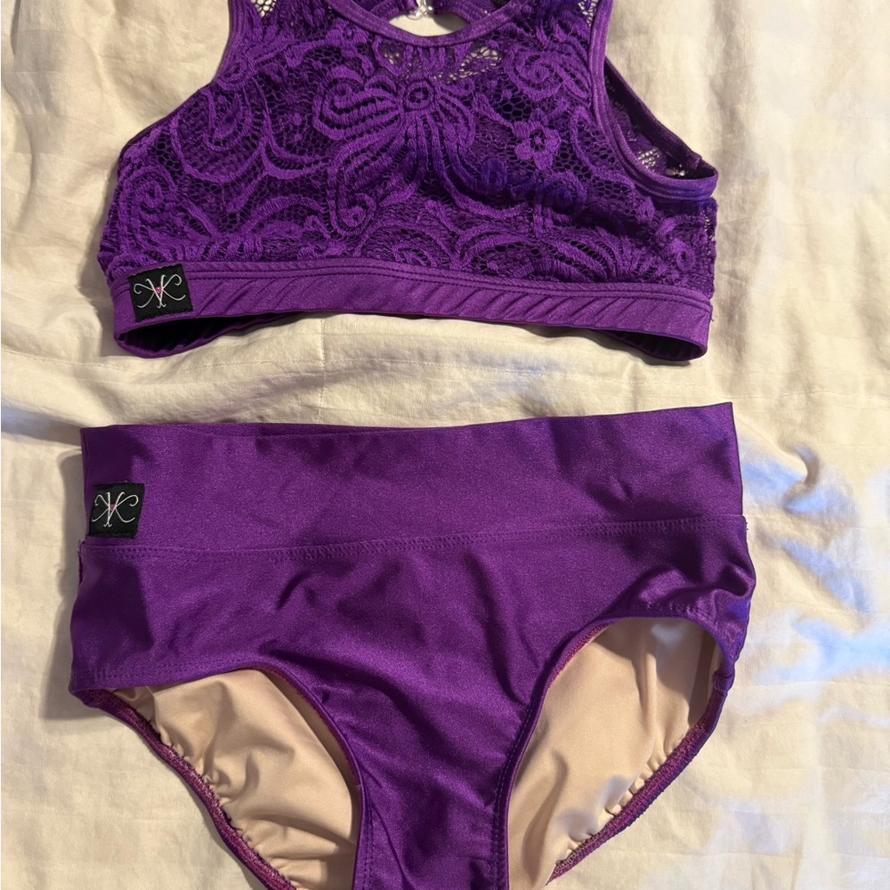 Kandi Kouture Purple Lace Set